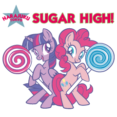[LINEスタンプ] My Little Pony with SUGAR HIGH！