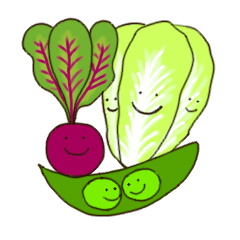 [LINEスタンプ] 野菜で英語のダジャレ言ってみよ（英/日）