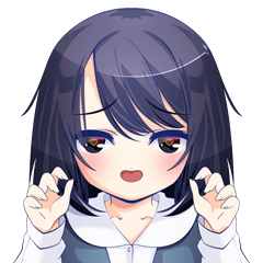[LINEスタンプ] 反応に困ったときに使う女の子スタンプ