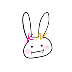 [LINEスタンプ] かいなつうさぎの日常スタンプ