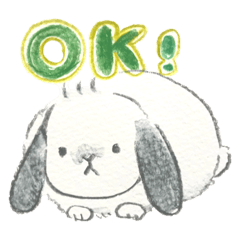 [LINEスタンプ] うさぎのだいふくさん