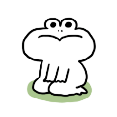 [LINEスタンプ] むちむちのカエル