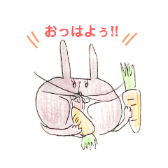 [LINEスタンプ] きまぐれうさぎとねこのスタンプ