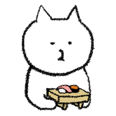 [LINEスタンプ] 生きる。ねこ