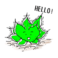 [LINEスタンプ] アガベさん