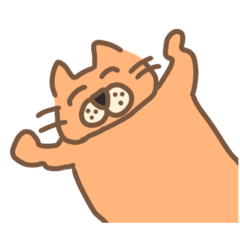 [LINEスタンプ] ダサ猫2