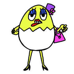 [LINEスタンプ] たまごマダム