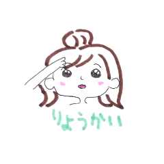 [LINEスタンプ] ゆる可愛い女の子達