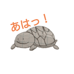 [LINEスタンプ] 愉快なカメ吉