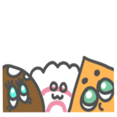 [LINEスタンプ] メンマー君とニューフェイス達