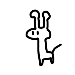 [LINEスタンプ] らくがきの子たち