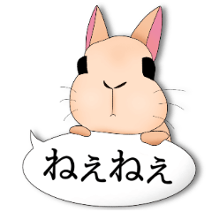 [LINEスタンプ] ふきだしうさぎーず