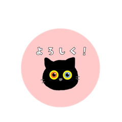 [LINEスタンプ] 黒猫です。