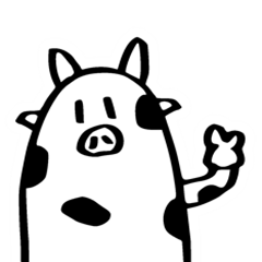 [LINEスタンプ] うしさんの会話