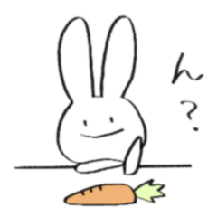 [LINEスタンプ] 煽ってくるうさぎ