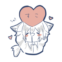 [LINEスタンプ] 通りすがりの狼くん。