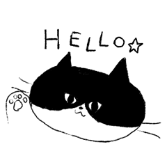 [LINEスタンプ] ハチワレねこ！