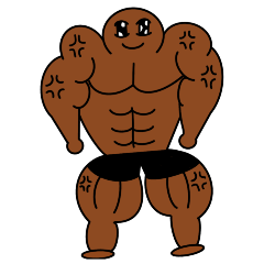 [LINEスタンプ] マッスルキング