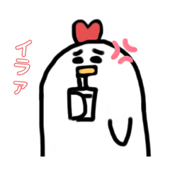 [LINEスタンプ] ニワトリ三太郎