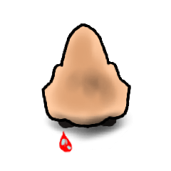 [LINEスタンプ] 鼻、目