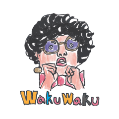 [LINEスタンプ] wakuwa man 其の1