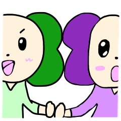 [LINEスタンプ] レタス兄妹