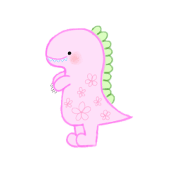 [LINEスタンプ] おはなザウルス