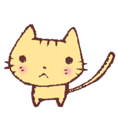 [LINEスタンプ] Pencil Touch Cat