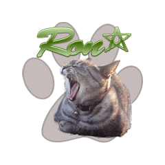 [LINEスタンプ] ロンのひとこと
