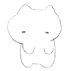 [LINEスタンプ] まっしろ．ねこねこ