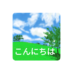 [LINEスタンプ] デジタル油絵で作ったスタンプ