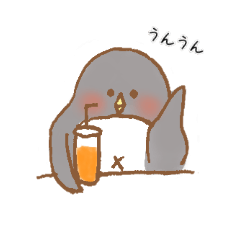 [LINEスタンプ] 学生ペンギン 【夏】