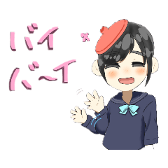 [LINEスタンプ] セーラーの女の子スタンプ