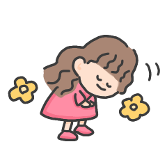 [LINEスタンプ] パーマの女の子スタンプ