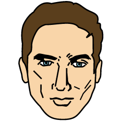 [LINEスタンプ] アメコミ風ダンディなおじさん