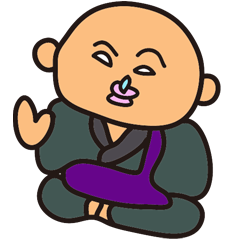 [LINEスタンプ] 鼻タレ和尚