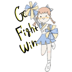 [LINEスタンプ] We arecheerleader！！