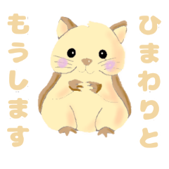 [LINEスタンプ] ひまわりちゃんの日常会話スタンプ