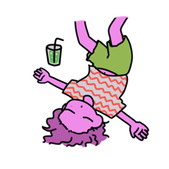 [LINEスタンプ] odarake-girl