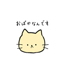 [LINEスタンプ] おばかねこ(OBAKA NEKO)