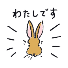 [LINEスタンプ] ウサギのTちゃん