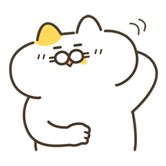 [LINEスタンプ] 怠け者の猫