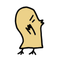 [LINEスタンプ] ヘタレ鳥