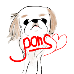 [LINEスタンプ] 眉毛犬 茶狆ポンス〜省エネ表情コミュ編〜