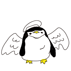 [LINEスタンプ] ペンギンの家族-黒と白