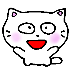 [LINEスタンプ] 日常会話 敬語 白猫のミャウ3