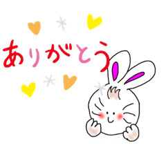 [LINEスタンプ] ラビンのつぶやき