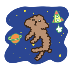 [LINEスタンプ] トイプードルのけだまスタンプ