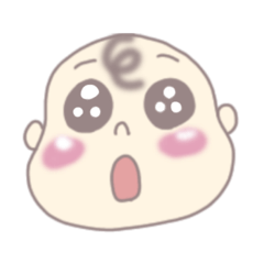 [LINEスタンプ] 無言ベビちゃん
