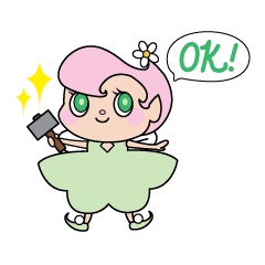 [LINEスタンプ] エデンちゃん